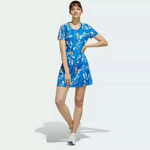 NWT Adidas X FARM RIO PRINT DRESS - Picture 3 of 10